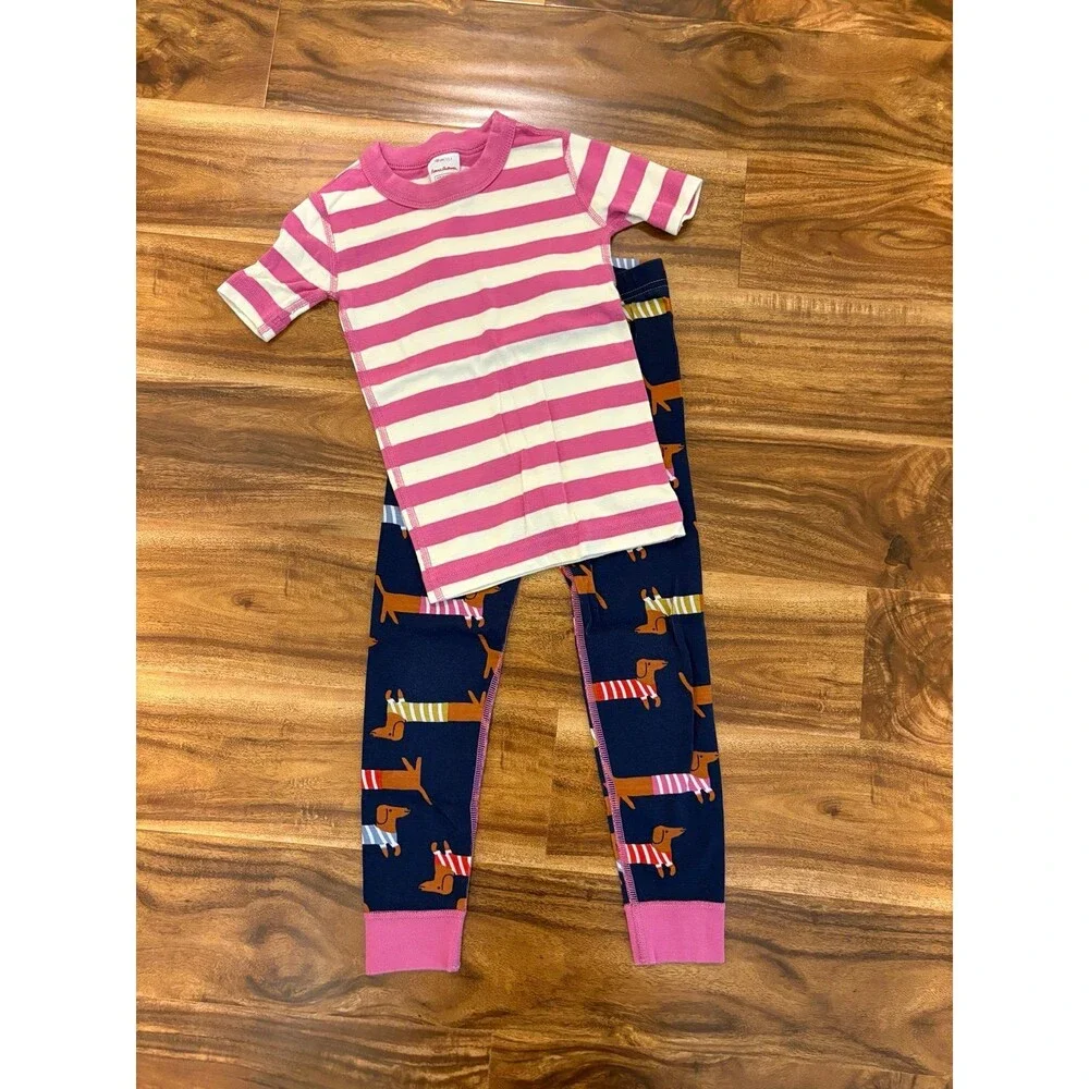 Hanna Andersson Pajamas, Dachshund Print, Size 4T